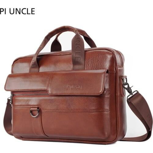 Daddy Chen Men's Leather Briefcases