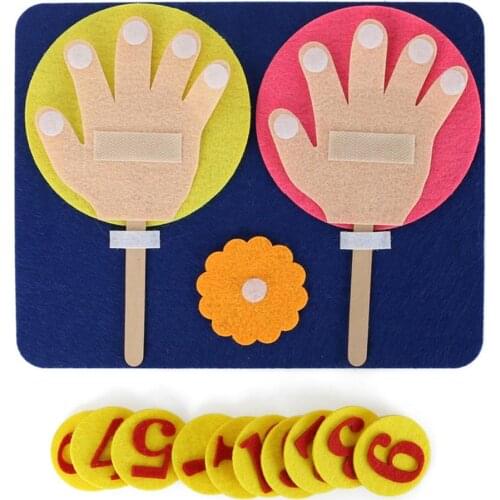 Kindergarten Mathematics Educational Toy Finger Numbers Set Child Teaching Toy