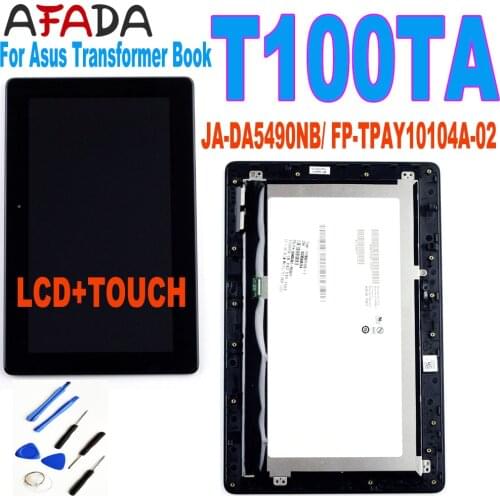 For Asus Transformer Book T100 T100TA-C1-GR T100T 5490NB LCD Display Touch Screen Digitizer Assembly with Frame FP-TPAY10104A-02
