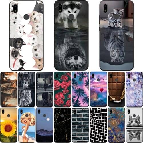 For BQ 5535l STRIKE POWER PLUS Wolf Silicon TPU Fundas for BQ 5535l Strike Power Plus Cat Animal Shell Bag Housing Phone Cases