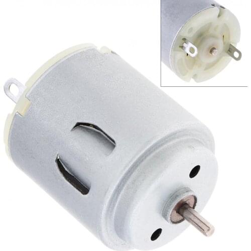 R260 DC Motor 3.0V 4.73A 12300RPM Dumper Micromotor Electric Small Motor with Carbon Brush for DIY Model Household Appliances
