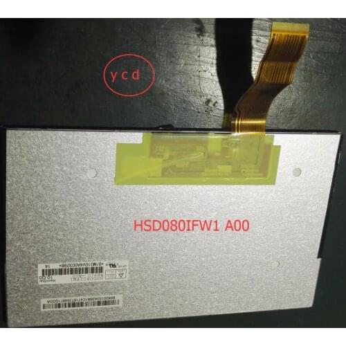HSD080IFW1 LCD display Car DVD navigation 8 inch HSD080IFW1-A00 LCD screen