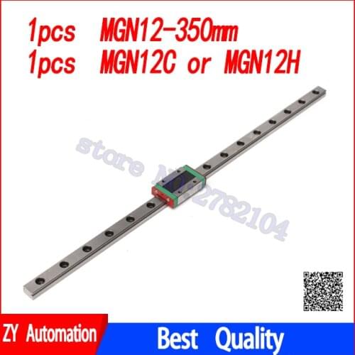 Kossel for 12mm Linear Guide MGN12 350mm linear rail MGN12C MGN12H linear carriage for CNC XYZ Axis 3Dprinter part