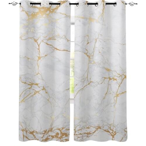 Marble Modern Curtains for Living Room Bedroom Kitchen Curtains Drapes Window Treatments