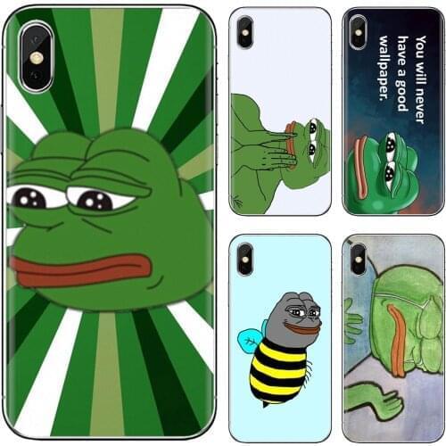 Soft Shell Case Sad-Frog-C-Art-Feels-Bad-Man For Samsung Galaxy A12 A31 A41 A51 A71 A20e A21s M30 A10 A30 A40 A50 A60 A70