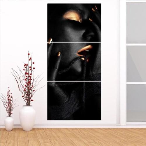 3pcs set,Black Girl Diamond Painting African Woman Home Decor,Full Square Round Diamond Embroidery Needlework,Diamond Mosaic kit