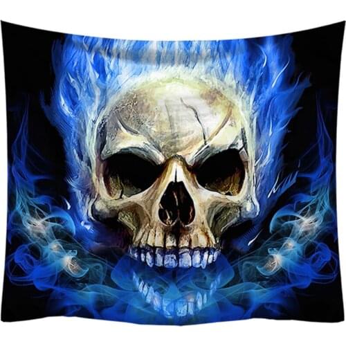 2020 New Skull Printed Tapestry Wall Household Tapestry Halloween Wall Hanging Carpet Wall Hanging Tapestry for Home Party