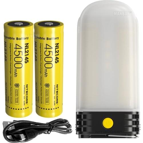 Wholesale NITECORE LR60 Rechargeable Camping Lantern & Power Bank 9x High CRI LED 250LM Include 2x 21700 Batteries Free Shipping