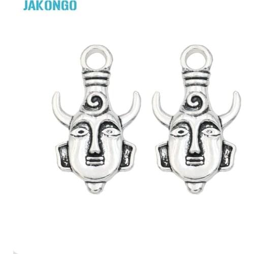 Antique Silver Plated Supernatural Dean Winchester Amulet Charms Pendants for Jewelry Making DIY Necklace Craft 35X20mm