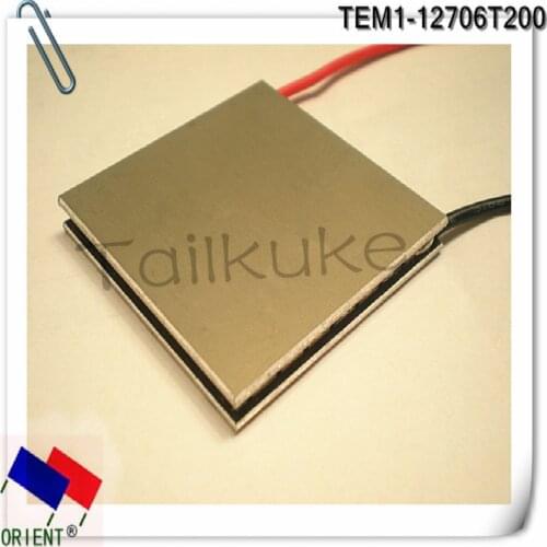 Superconducting aluminum DLC high temperature the Thermoelectric Cooler Peltier TEM1-12706 t200 C1206 40 * 40 mm