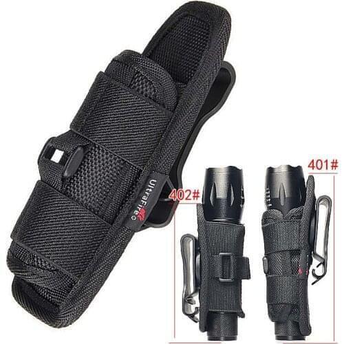 Tactical 360 Degrees Rotatable Waiat Clip Flashlight Pouch Holster Torch Cover Flashlight Belt Clip Hunting Lighting Accessory