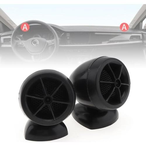 2pcs 1200W 98dB Universal Car Speaker Dome Tweeter Sound Vehicle Auto Music Stereo Modified Loud Speakers - 3 Color Optional