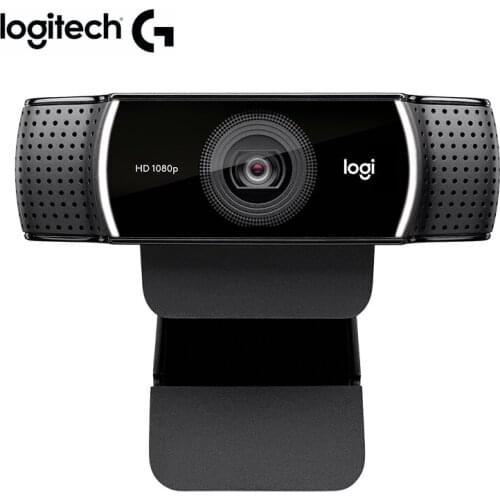 Logitech Webcam C922 PRO 1920x1080p Autofocus HD USB Web Camera with Microphone for Twitch YouTube Laptops Live Streaming Camera