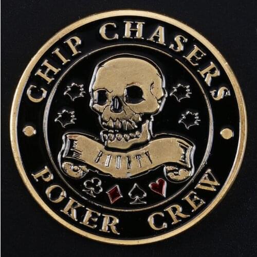 Las Vegas Gold Coin Skull Gold Coin Commemorative Coin Color Coin Gift Coin Gold Coin