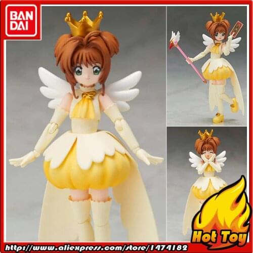 100% Original BANDAI Tamashii Nations S.H.Figuarts (SHF) Action Figure - Sakura Kinomoto (Tobira wo Hirake) "Cardcaptor Sakura"