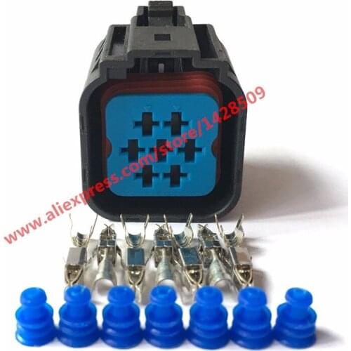 20 Sets 7 Pin Female Wire Connector Auto Plug With Terminals