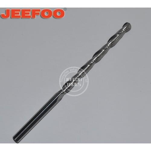 6*72 Guangzhou Solid Carbide Two Spiral Flute Ball Nose End Mills Bits For Cnc Machine