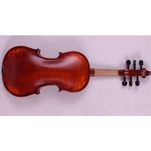 6 string 4/4 Violin Ebony parts Flame Maple Back Antique Varnish Spruce Master Powerful Sound Pro+602