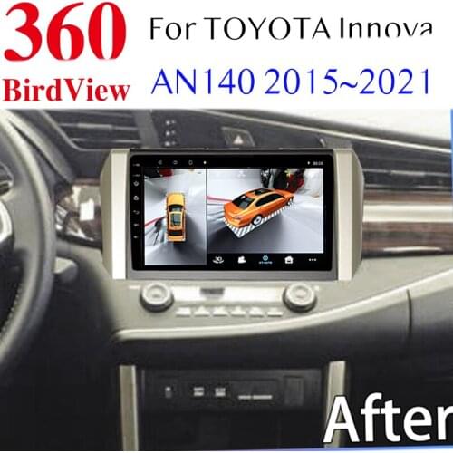 For TOYOTA Innova AN140 2015~2021 Car Multimedia GPS Radio Navigation NAVI Player Integration CarPlay 360 BirdView 3D