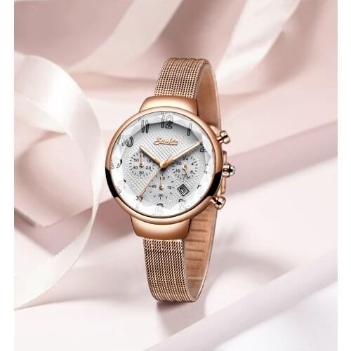 SUNKTA New Women Luxury Brand Watch Simple Quartz Lady Waterproof Wristwatch Female Fashion Casual Watches Clock reloj mujer