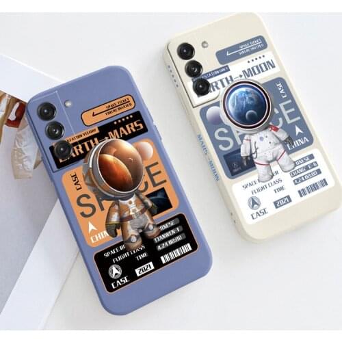 Moon Phone Case For Samsung Galaxy S21 S20 FE S10 Note 20 10 Ultra Plus A72 A52 A42 A32 A71 A51 A41 A31 A21S 4G 5G Cover