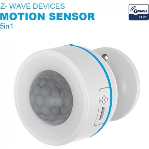 Z Wave Plus 700series PIR Motion Detector with Temperature Humidity Light Sensor Work With Smartthing,Vera