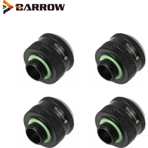 4 pcs barrow black, silver, white, gold g1 / 4 "12mm / 14mm / 16mm hard tube hand compression accessories