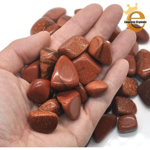 Red Goldstone Sand Crystal Tumbled Bulk Healing Mineral Specime Gemstones Gem Raw Aquarium Decoration Gift