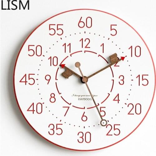 Wall Clocks Home Decor Hanging Art Large Digital Wall Clock Living Room Modern Wood Fashion Creative Chinese Quartz Clocks 2021
