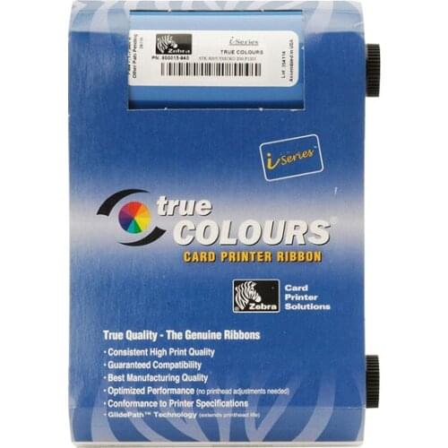 New Original Color Ribbon For Zebra 800015-940 P110i P120i Printer