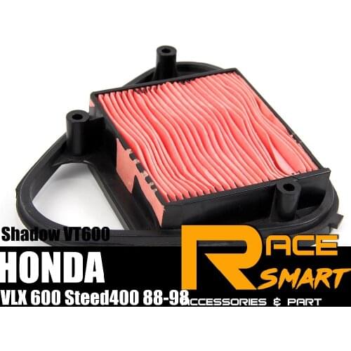 For HONDA Shadow VT600 VLX 600 Steed400 1988- 1998 VT-600 VLX Motorcycles Air Filter Intake Cleaner Clean System Accessories New