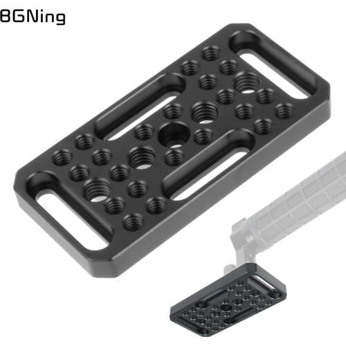 BGNing Video Switching Cheese Plate Camera Easy Plate for Railblocks Dovetails Short Rods For DSLR Camera Cage 15mm Rig System