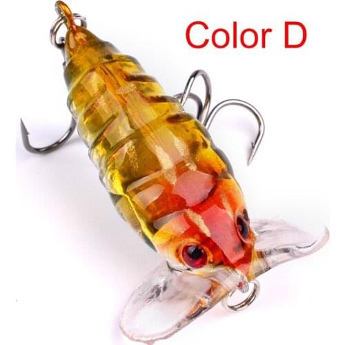 4cm 4.2g Bee Grasshopper Cricket Fishing Lures Artificial Insect Bait Lightweight lifelike Ocean Wobbler Bait Free shipping