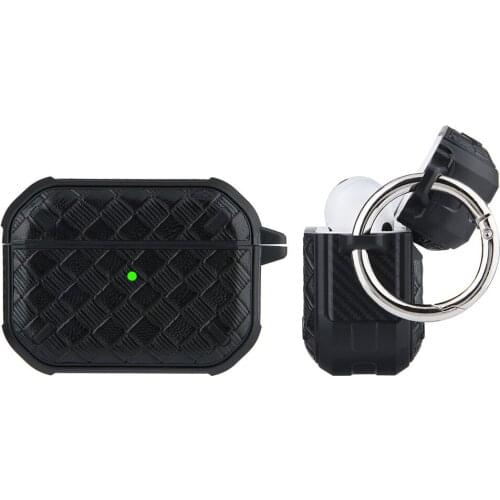 Luxury Case for Airpods Pro Leather TPU Airpods 3 Earphone Protector Shell Accessories with Keychain for Airpods Pro Case