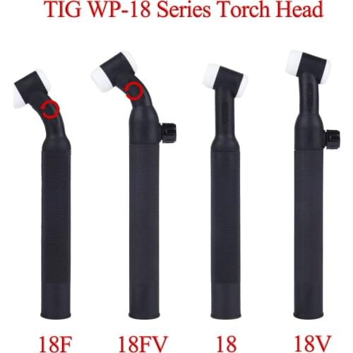 WP18 WP18F WP18V WP18FV SR18 SR18F SR18V SR18FV TIG Torch Body Handle Water-Cooled Head Rotatable Dual Insulator Gasket 350 AMP