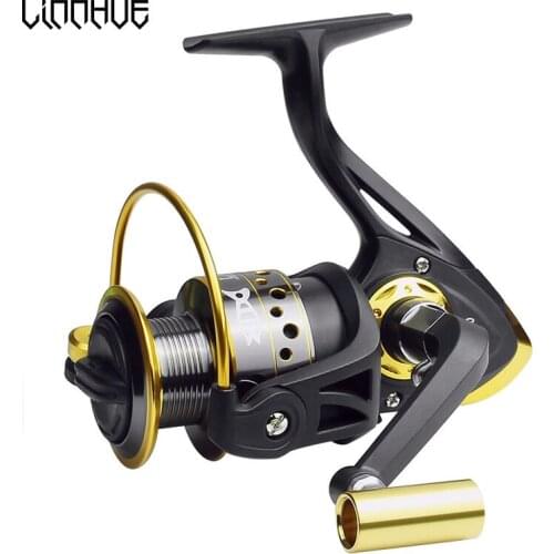 LINNHUE Fishing Reel Pure Metal Spool Spinning Reel 8KG Max Drag 5.2:1 High Speed Stainless Steel Handle Saltwater Fishing