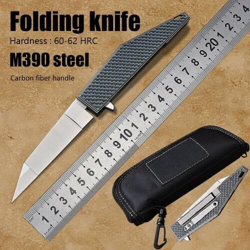 Top Quality M390 Folding Blade Knife Pocket Self Defense Weapons Survival Military Kinves EDC Utility Outdoor Camping tools