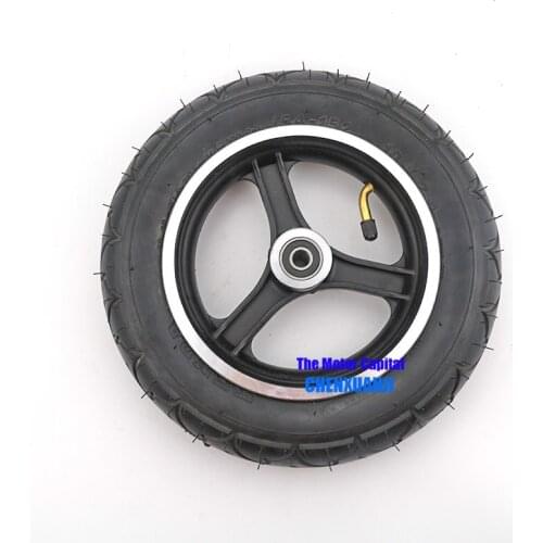 Super 10inch tire wheel 10x2 tyre inner and outer tire aluminum rims hub for electric scooter balancing car good quality