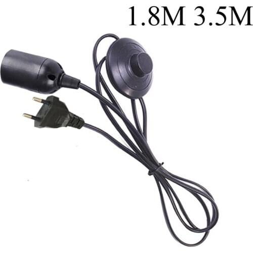 Led bulb power button foot switch power cable Energy saving light bulb power cord power supply line floor lamp AC85-265V
