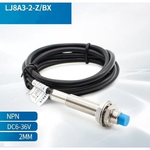 Heat shrinkable tube M8 proximity switch sensor LJ8A3-2-Z/BX/BY/AX/AY/EX/EZ two three wire normally open normally cl