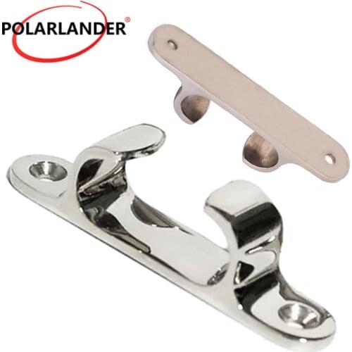 4 Inch Line Rope 316 Stainless Steel Silver Chock Fair Lead Polished 1 PCS Deck Cleat Fit For Boat Marine Yacht Bow Hardware