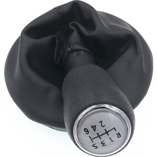 High Quality 6 Speed Gear Stick Shift Knob Frame Boots For VW Transporter T5 T6