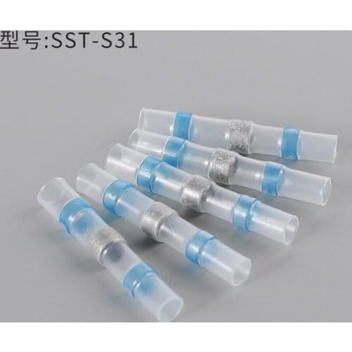 10PCS Electrical Wire Connector Waterproof Terminals Heat Shrink Solder Seal Sleeve Splice Butt Connectors Kit Assortment