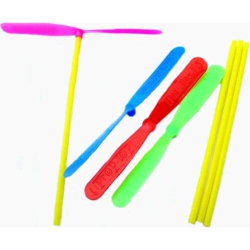 10Pcs/a lot small Children Outdoor Bamboo Dragonfly Category Toy Wholesale Gift Fairy Flying Saucer Sales Selling Flying Arrow