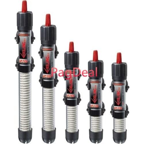 50w 100w 200w 300w Glass Aquarium Fish Tank Heater Aqua Submersible Water Heat Control Heating Free Shipping