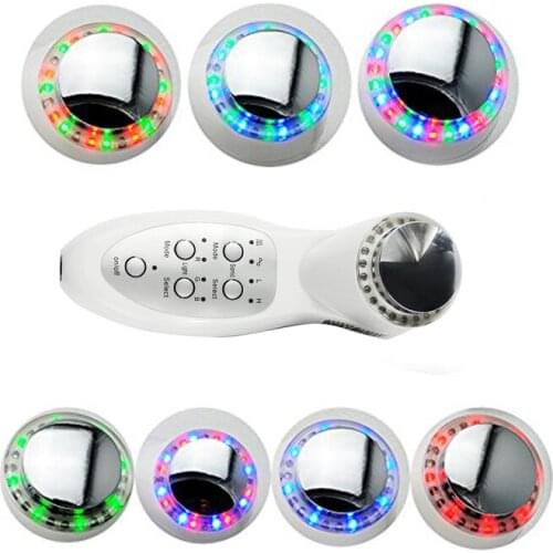 7 Colour IPL Beauty Ultrasonic Skin Rejuvenation Anti-Aging Deep pore cleansing Face Massage use Facial Cleanser Better effect
