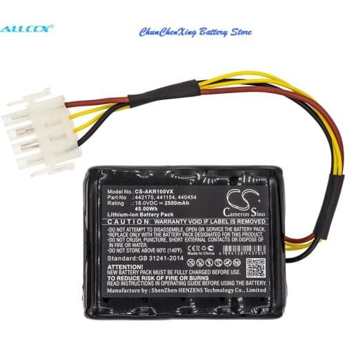 Cameron Sino 2500mAh 440454,441154,442175, 442196 Battery for AL-KO/Robolinho 100, Robolinho 110, Robolinho 1100, Robolinho 41.6