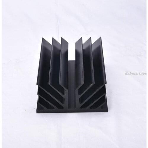 1pcs aluminum PASS high power amplifier heatsink Special industry font radiator 120*50*194mm