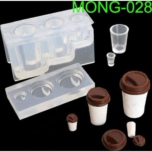Drink Bottle Coffee Cup Honey Jar Resin Silicone Molds Epoxy Resin Jewelry Tools