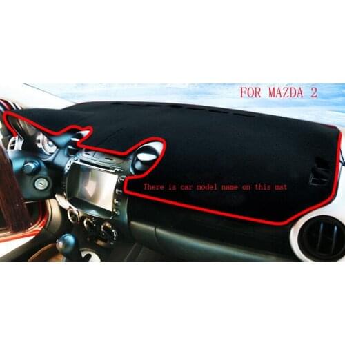 Car Dashboard Cover Carpet Sun Shade Pad Mat Heat Insulation Decoration For Mazda 2 3